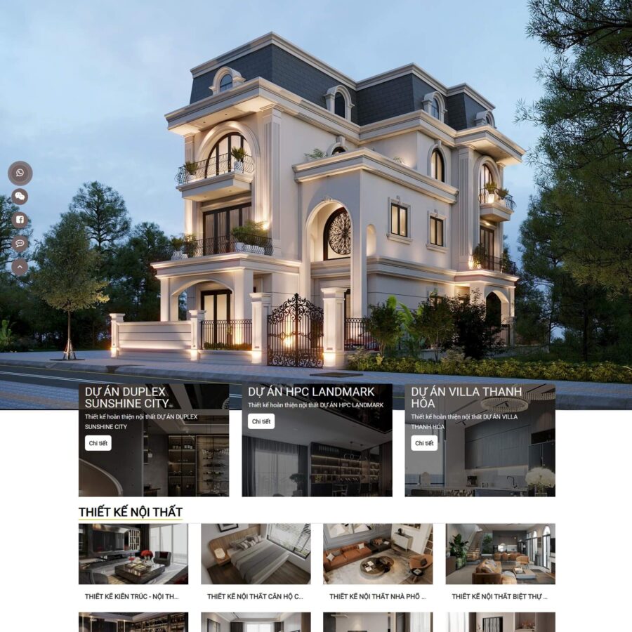 Theme WordPress Nội Thất Cao Cấp