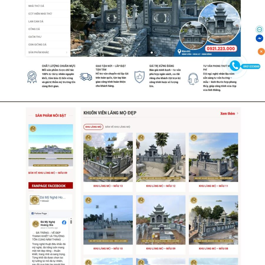 Theme WordPress đá mỹ nghệ 15