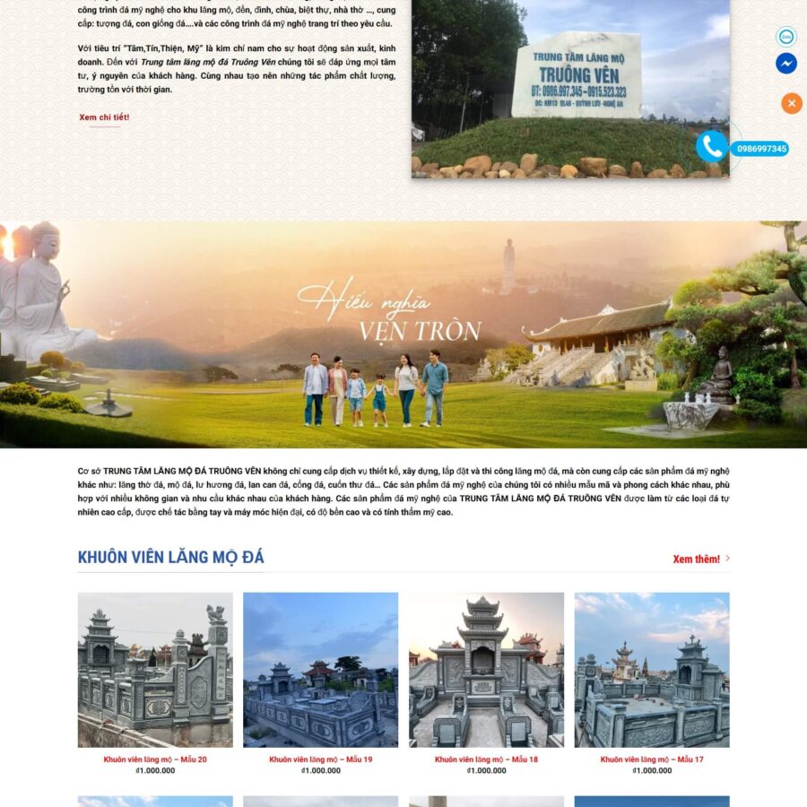 Theme WordPress đá mỹ nghệ 16