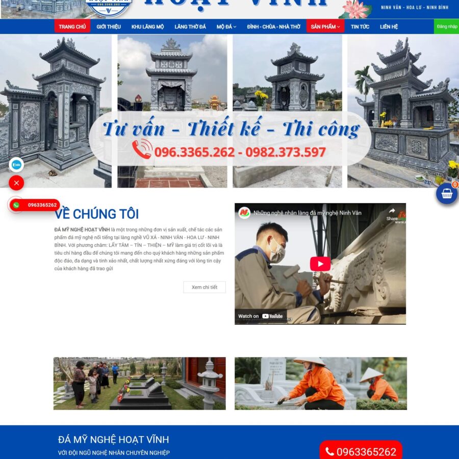 Theme WordPress Đá Mỹ Nghệ 17