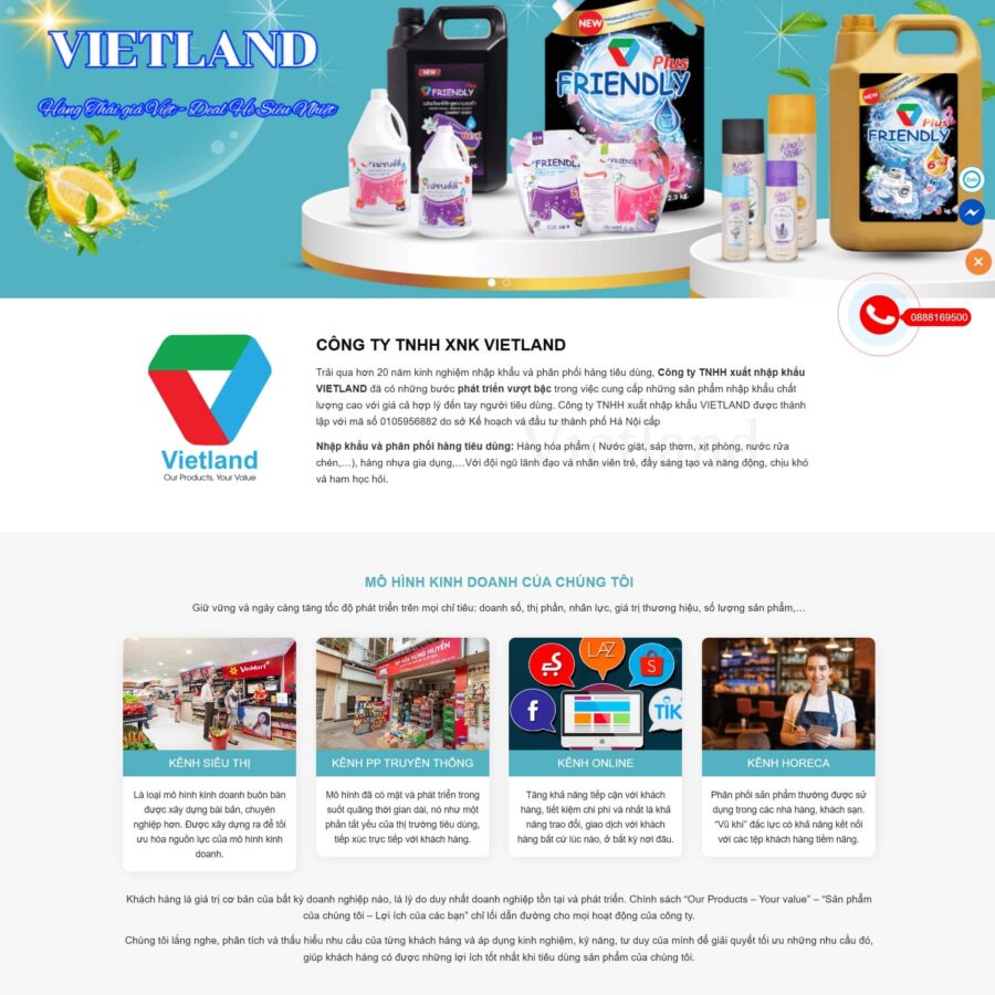 Theme WordPress Hàng tiêu dùng