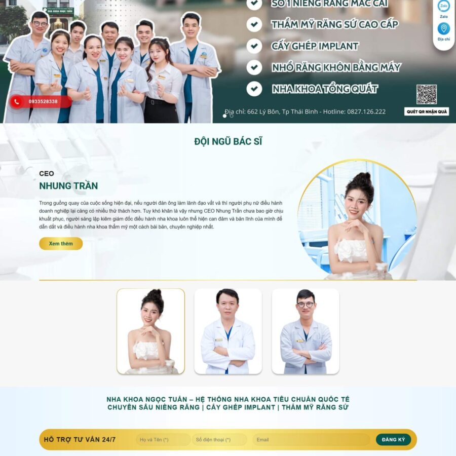 Theme WordPress Nha Khoa