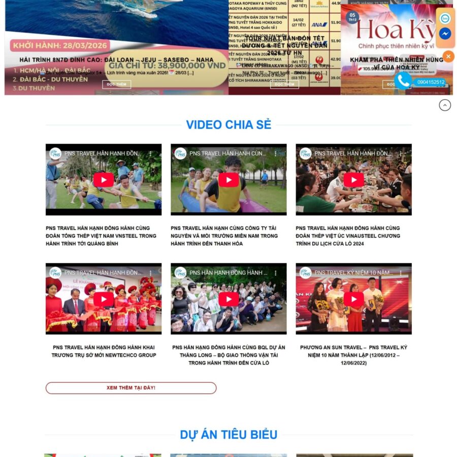 Theme WordPress Tour Du Lịch