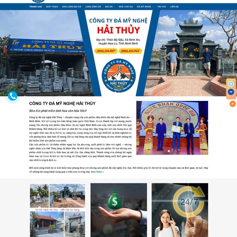 Theme WordPress đá mỹ nghệ 06