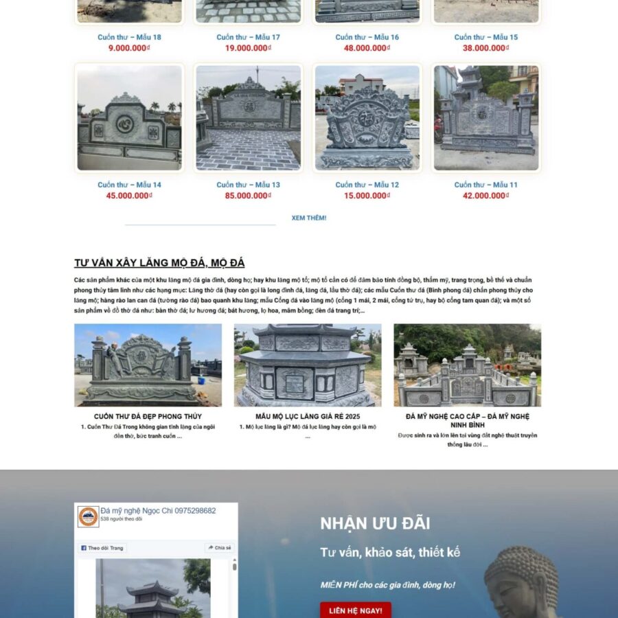 Theme WordPress đá mỹ nghệ 08