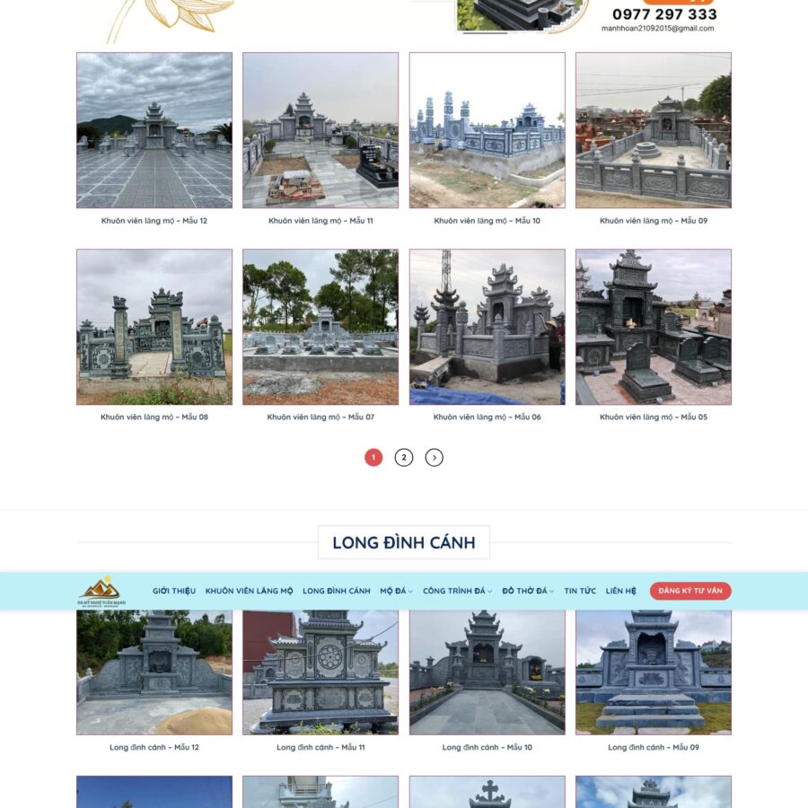 Theme WordPress đá mỹ nghệ 11