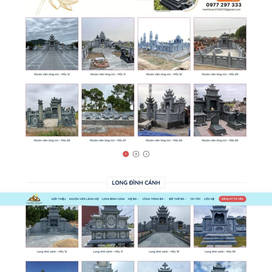 Theme WordPress đá mỹ nghệ 11