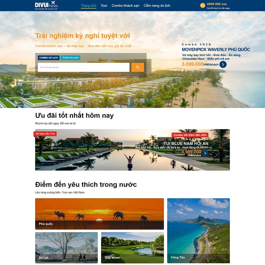 Theme WordPress du lịch 22