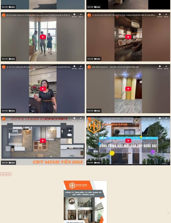 Theme WordPress conbo full nội thất căn nhà